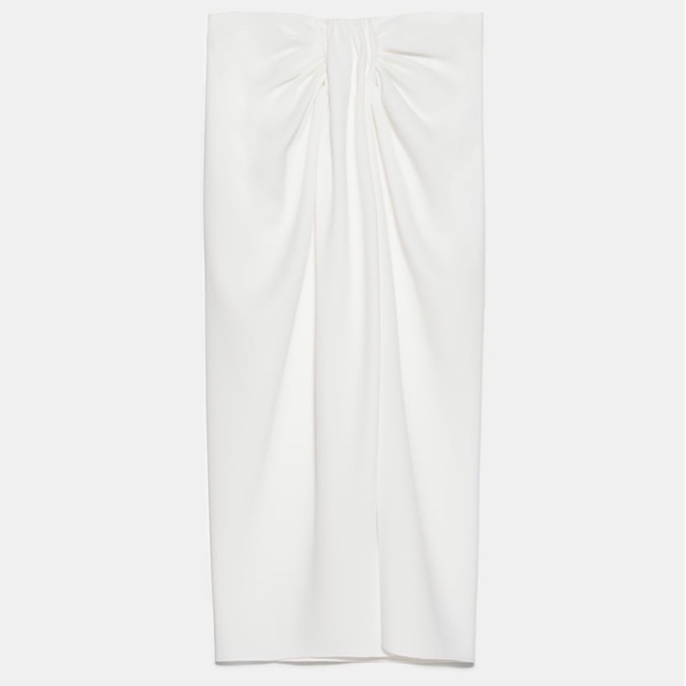 ZARA PAREO KNOTTED SKIRT